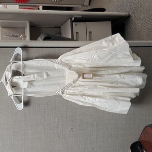 NWT White Open Back Dress